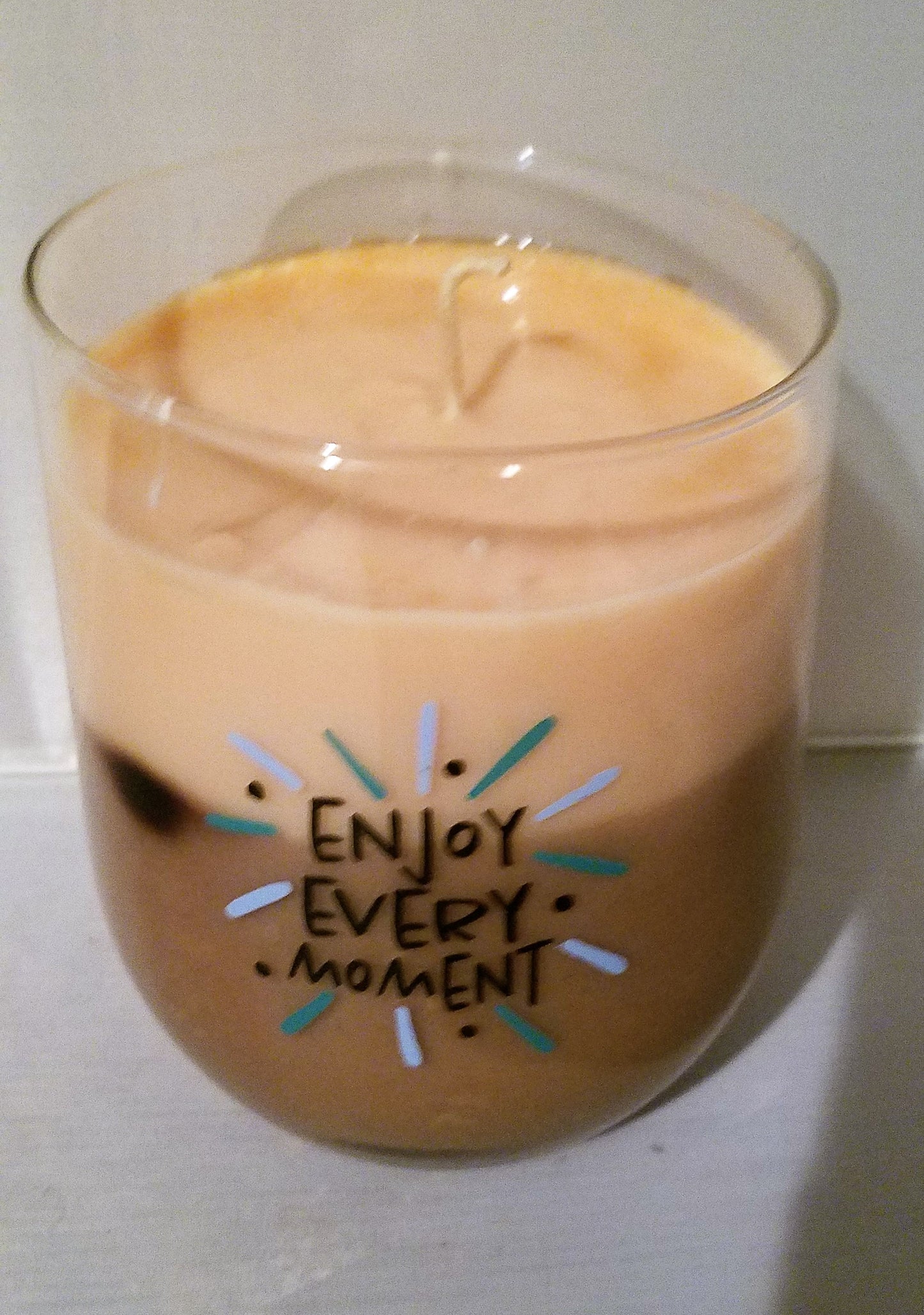 Soy Glass Scented Two- Tone Candle - Head Art Works