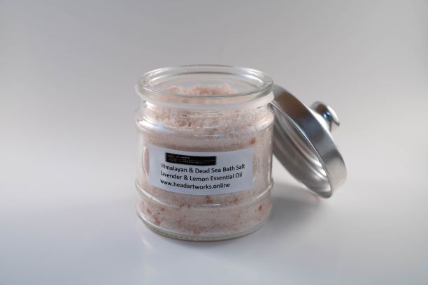 Bath Salt Essential Oils Lavender and Lemon