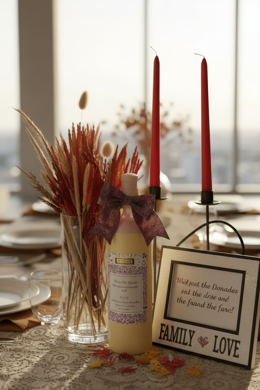 Memorial Scented Candle Centerpiece -   For The Loss Of  A Love One