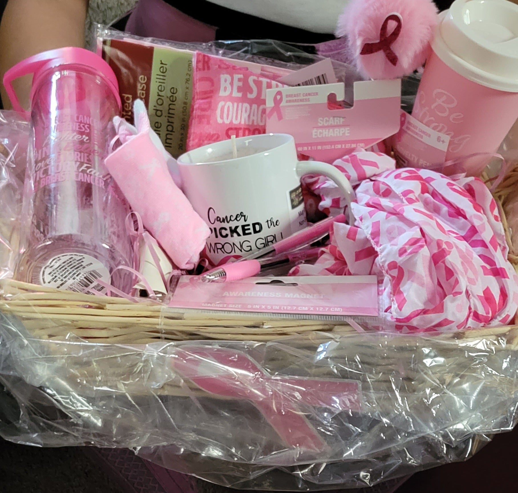 Basket for Breast Cancer - Head Art Works