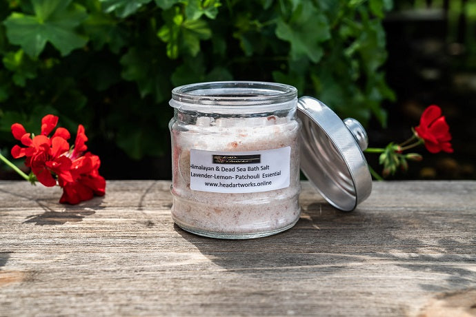 Lavender- Lemon and Patchouli Bath Salt