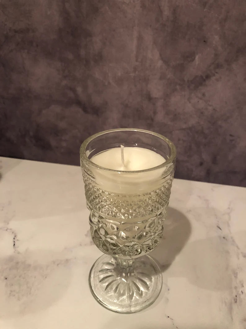 Glass Candles- Choose From Our Variety of  Soy Wax  Glass - - Head Art Works